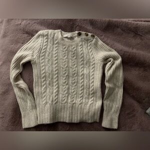 Loft cable knit sweater